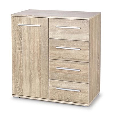 Komoda 77x40x82cm - Dub sonoma
