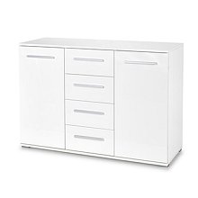 Komoda 116x40x82cm - Bílá