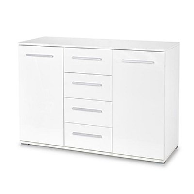 Komoda 116x40x82cm - Bílá
