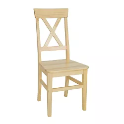 Dřevěná židle KT107 - 43x38x100cm - Šedá