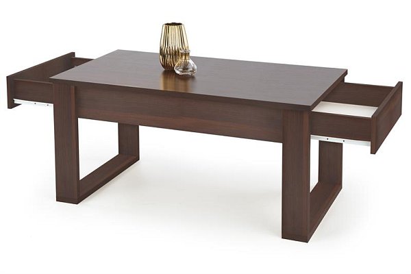 Konferenční stolek Nea se zásuvkami 110x60x52cm - Ořech