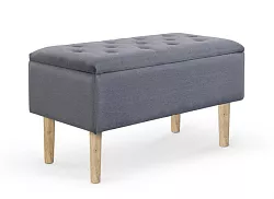 Taburet s úložným prostorem 80x40x44cm - Šedá