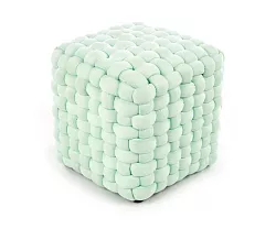 Taburet 35x35x35cm - Světle zelená 