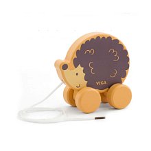 Dřevěná tahací hračka - Ježek