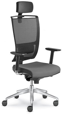 Kancelářšká židle Lyra Net 200-SYS-HO - Černá