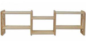 Police 110x19x44cm - Borovice