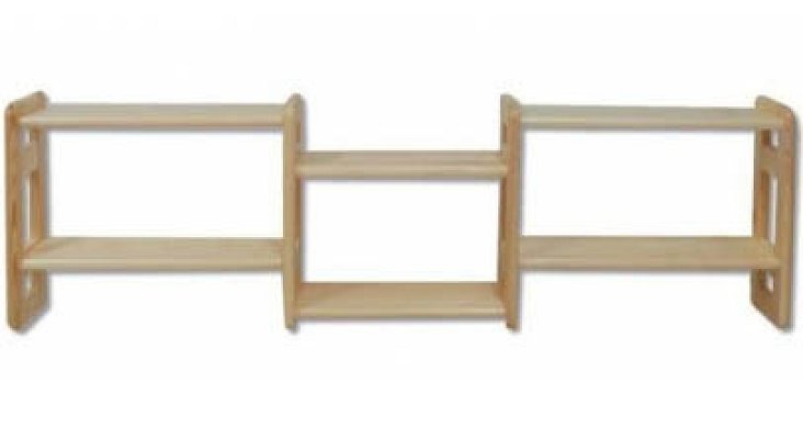 Police 110x19x44cm - Borovice