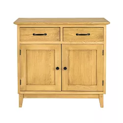 Komoda kombinovaná z masivní borovice 90x85x43cm - Rustikal- jasny vosk