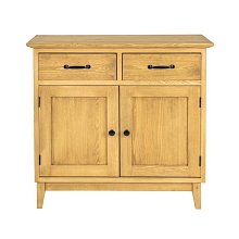 Komoda kombinovaná z masivní borovice 90x85x43cm - Rustikal- jasny vosk