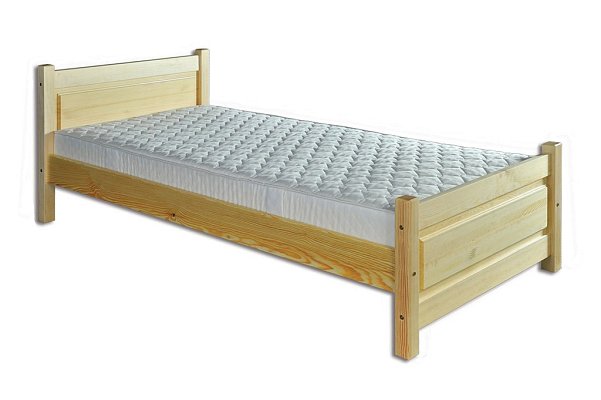 Postel z masivní borovice, jednolůžko 80x200cm - Borovice
