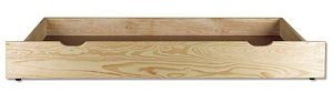 Úložný prostor pod postel z masivní borovice 195x69x22cm - Borovice