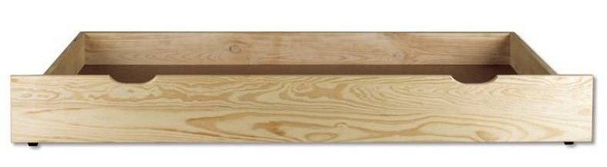 Úložný prostor pod postel z masivní borovice 195x69x22cm - Borovice