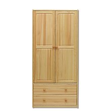 Skříň dvéřová z masivní borovice 84x45x180cm - Borovice