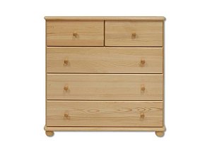 Komoda zásuvková z masivní borovice 100x47x100cm - Borovice