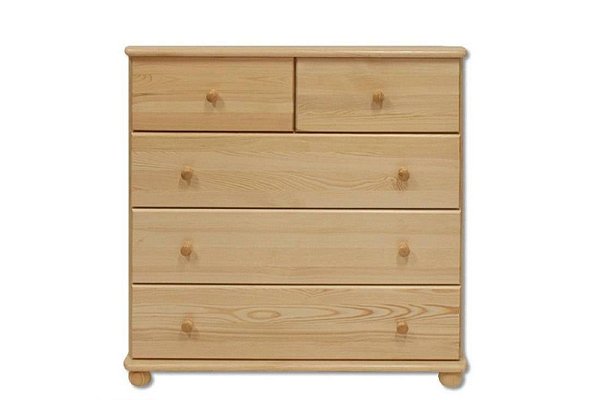 Komoda zásuvková z masivní borovice 100x47x100cm - Borovice