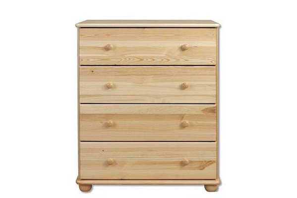 Komoda zásuvková z masivní borovice 80x47x100cm - Borovice