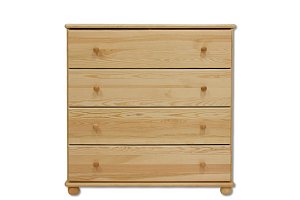 Komoda zásuvková z masivní borovice 100x47x100cm - Borovice
