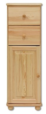 Komoda kombinovaná z masivní borovice 40x47x122cm - Borovice