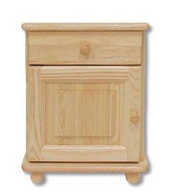 Noční stolek z masivní borovice 42x35x55cm - Borovice