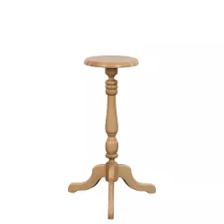 Stojan na květiny z bukového dřeva 26x26x70cm - Šedá