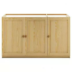 Kuchyňská skříňka z masivní borovice 120x50x80cm - Šedá