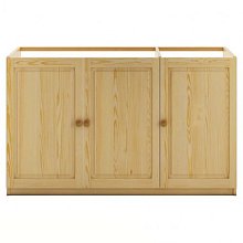 Kuchyňská skříňka z masivní borovice 120x50x80cm - Borovice