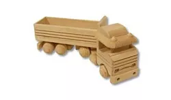 Maketa kamion z masivního buku