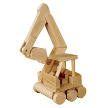 Maketa bagr velký z masivního buku