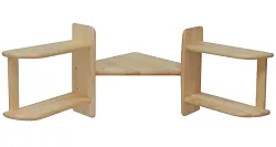 Police 77x77x40cm - Borovice 