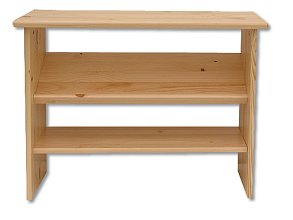 Botník otevřený z masivní borovice 79x29x62cm - Borovice