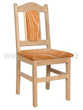 Dřevěná židle 43x45x100cm - Borovice