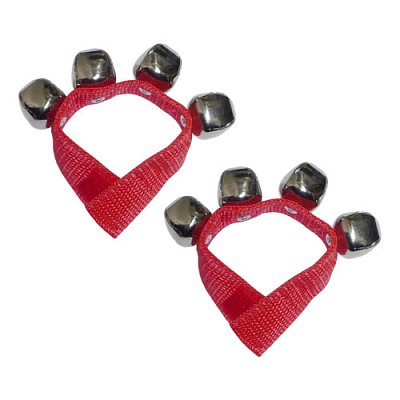 Zápěstní chrastítka červená
