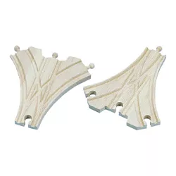 Dřevěná výhybka na 3 cesty (2 ks)