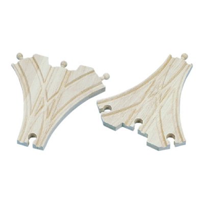 Dřevěná výhybka na 3 cesty (2 ks)