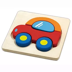Dřevěné puzzle - Autíčko - 5 dílků
