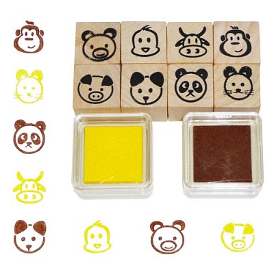 Dřevěná razítka - Zvířátka 