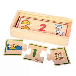 Dřevěné počítací puzzle