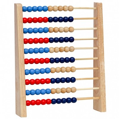 Dřevěné počítadlo - Barevné