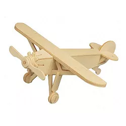 Dřevěné 3D puzzle - Letadlo - 24 dílků