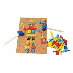 Zatloukací sada s kladívkem (31 cm)