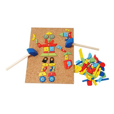 Zatloukací sada s kladívkem (31 cm)