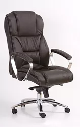 Kancelářské křeslo Foster 68x54x118-125cm - Tmavě hnědá 