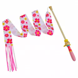Dětská gymnastická stuha- Kytičky
