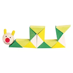 Dřevěný skladací had - Šnek