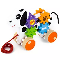 Dřevěná tahací hračka - Pejsek II