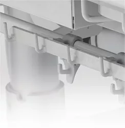 Držák na kanyly lakovaný, 5 háčků