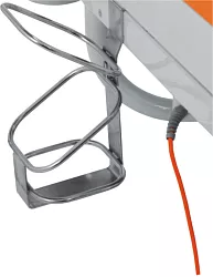 Držák na kyslíkovou láhev k upevnění na příčku pod hlavovým čelem