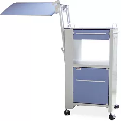 Noční stolek s jídelní deskou - Eleganza Classic JD - Bílá 28