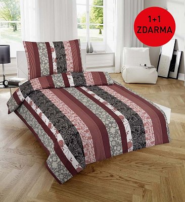 Bavlněné povlečení 140x200 + 70x90 - Luisa - 1+1 ZDARMA