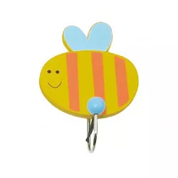 Dřevěný dětský věšák - Včelka